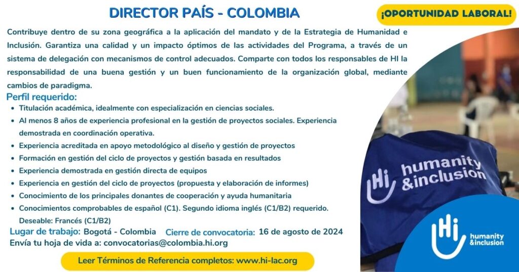 DIRECTOR PAÍS – COLOMBIA