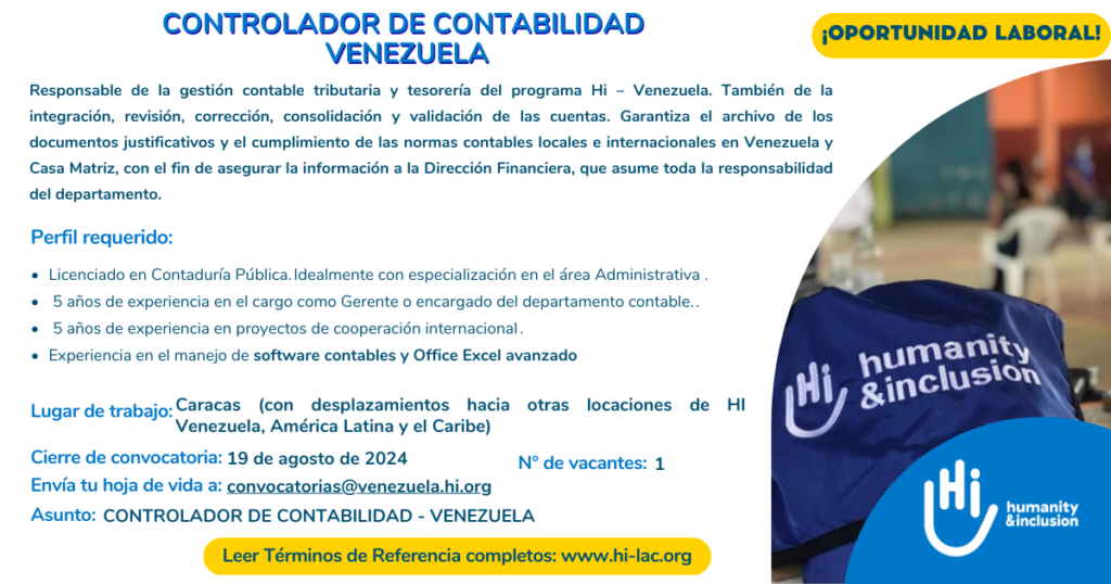 08082024 TDR Controlador de Contabilidad Venezuela