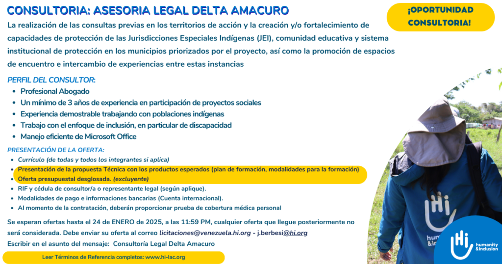 Consultoría asesoría legal - Delta Amacuro, Venezuela