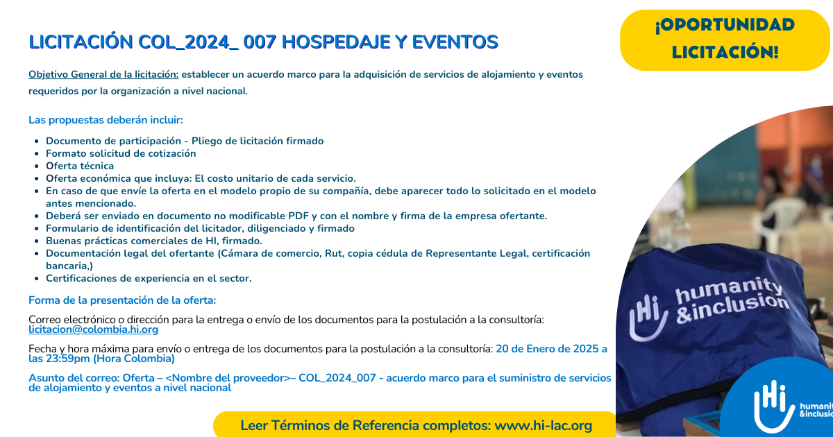 Licitación Internacional COL_2024_007_to publish Hospedaje y Eventos