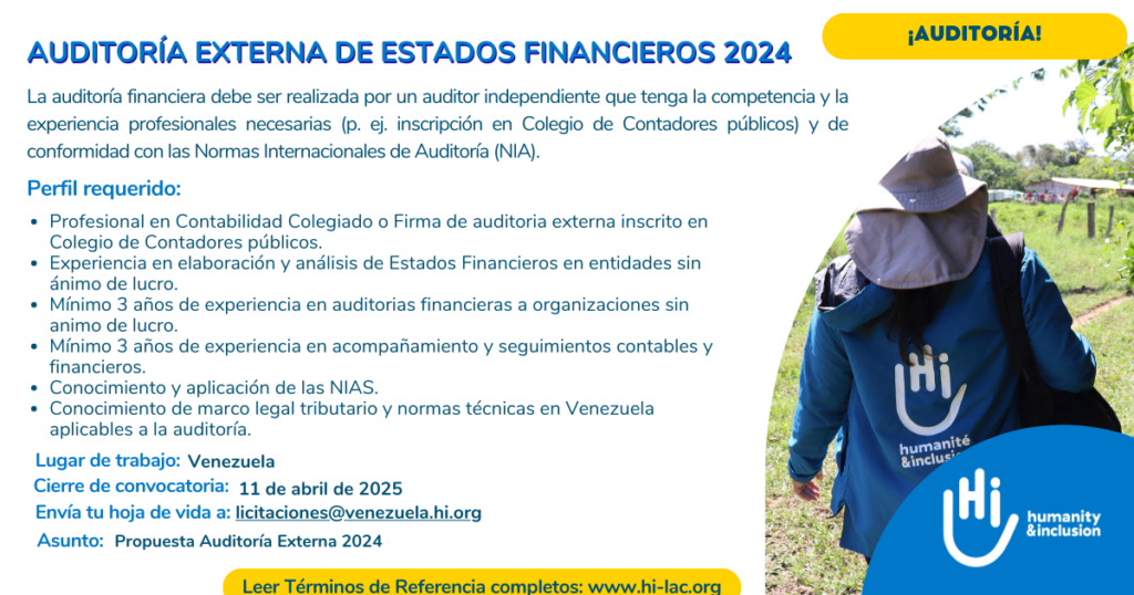 Auditoría Externa de Estados Financieros 2024 - Venezuela