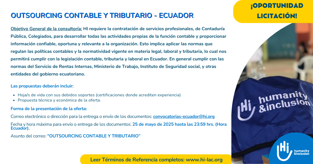 Outsourcing Contable y Tributario - Ecuador