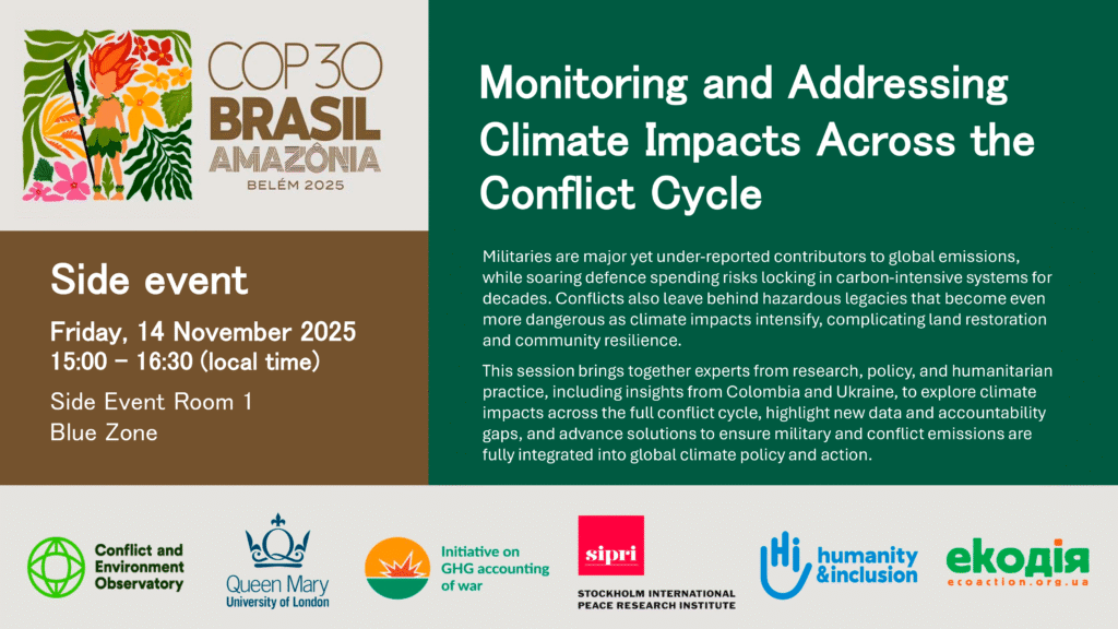 Humanity & Inclusion asiste a la COP30 para defender una acción climática inclusiva y basada en los derechos