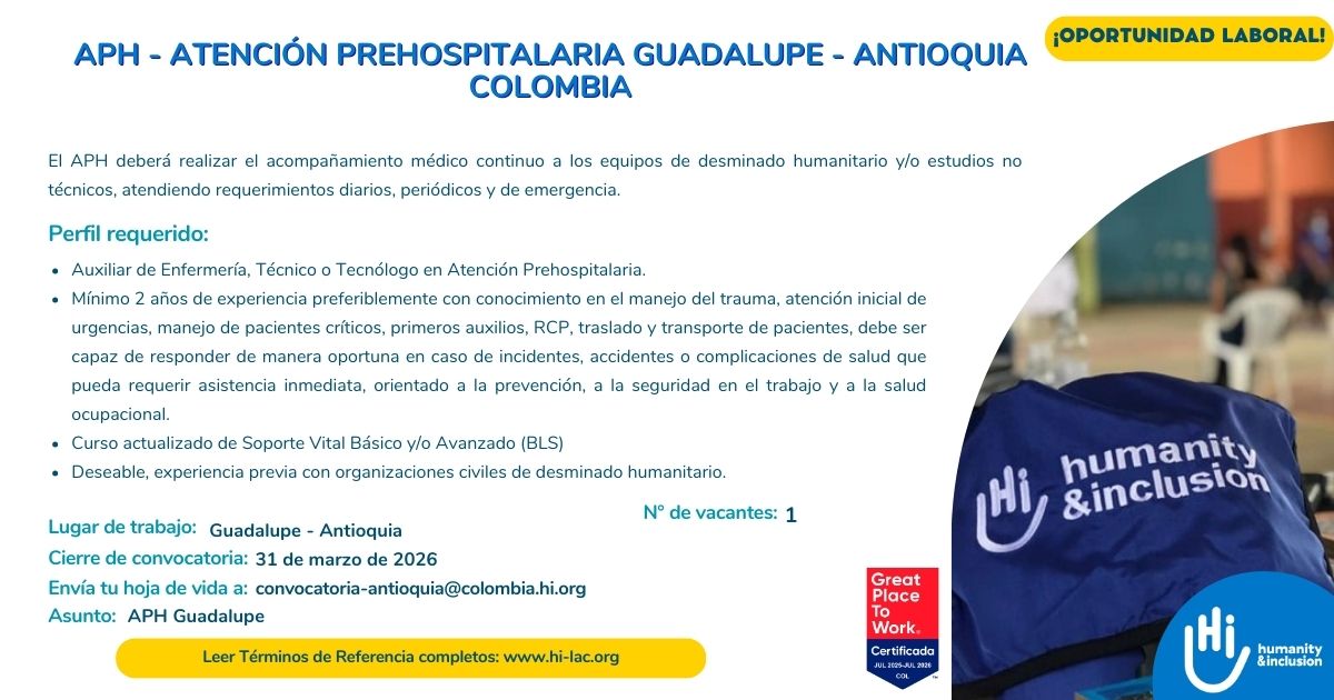 • APH Guadalupe – Antioquia