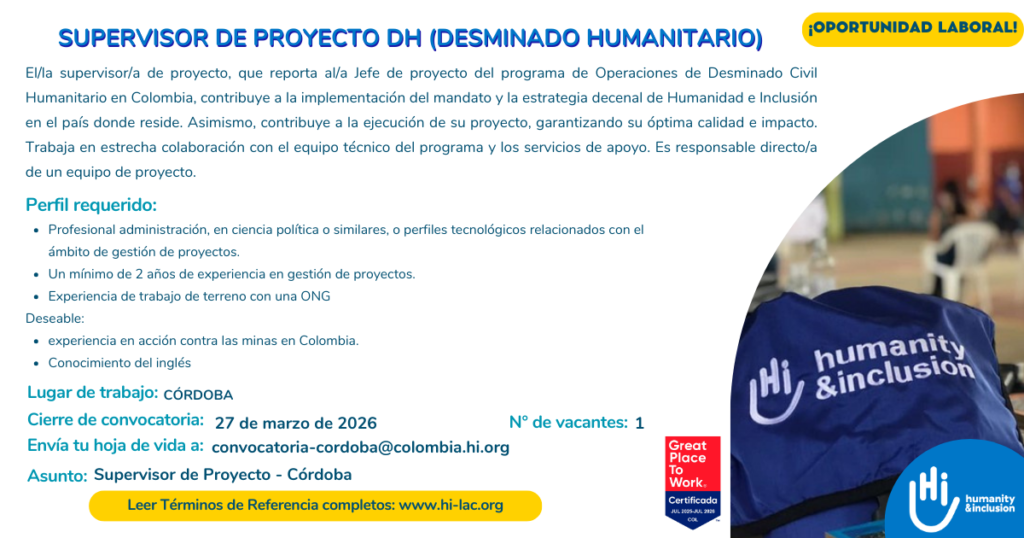 supervisor de proyecto