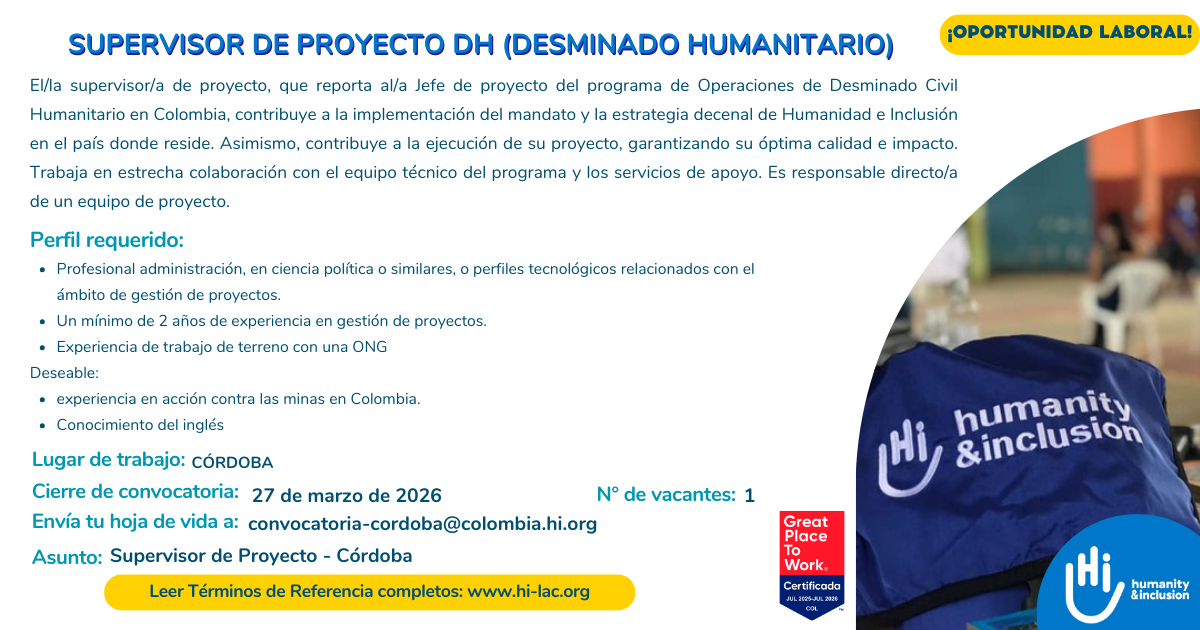 supervisor de proyecto