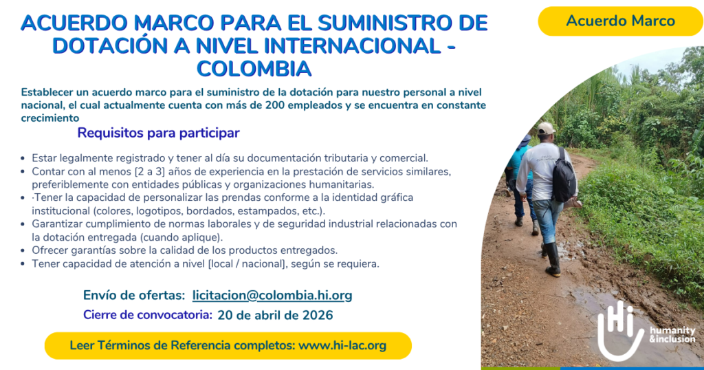 Aceurdo marco de dotación