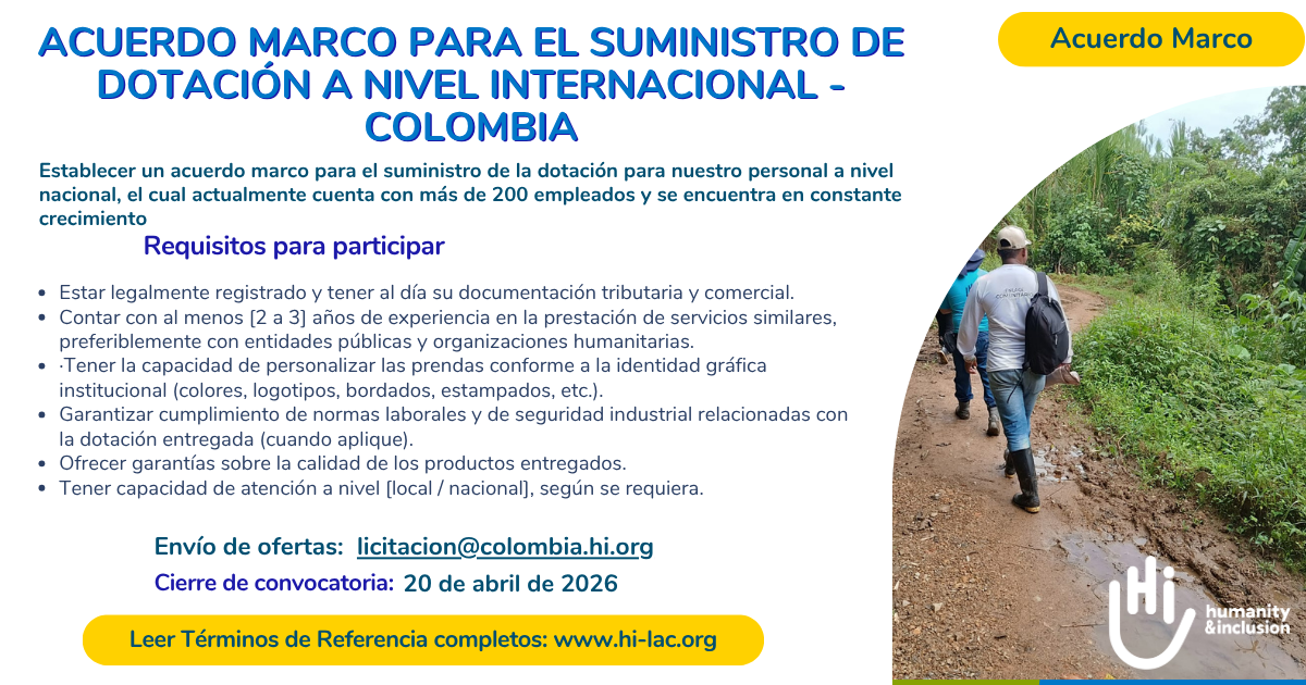 Aceurdo marco de dotación